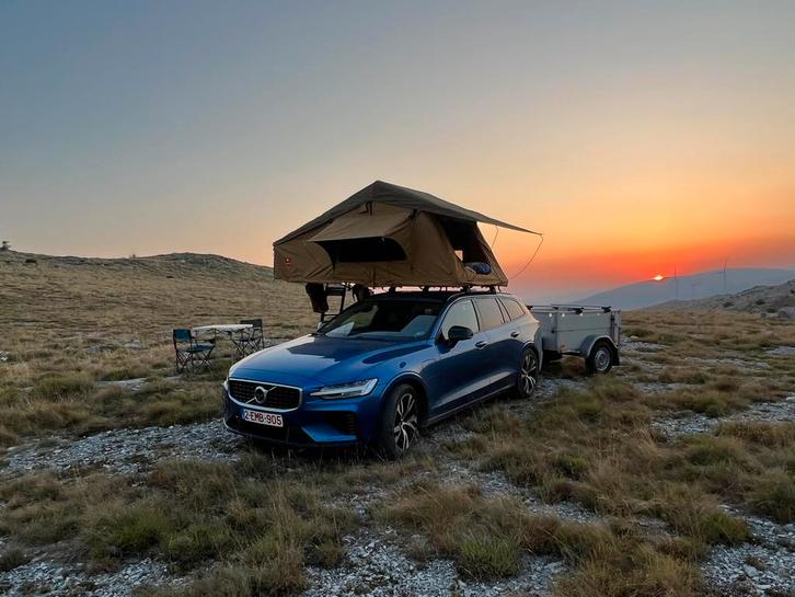 Daktent - zo goed als nieuw! Te koop, inclusief ondertent, Caravans en Kamperen, Tenten, Zo goed als nieuw, Ophalen