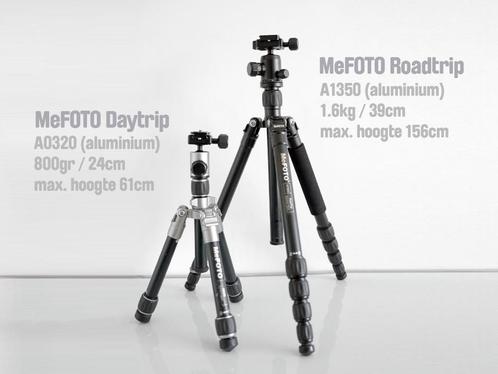 MeFOTO lichtgewicht foto statieven, Audio, Tv en Foto, Fotografie | Statieven en Balhoofden, Gebruikt, Ophalen