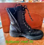 Bottes à lacets Bullboxer M36, Enlèvement ou Envoi, Boots et Botinnes, Porté, Noir