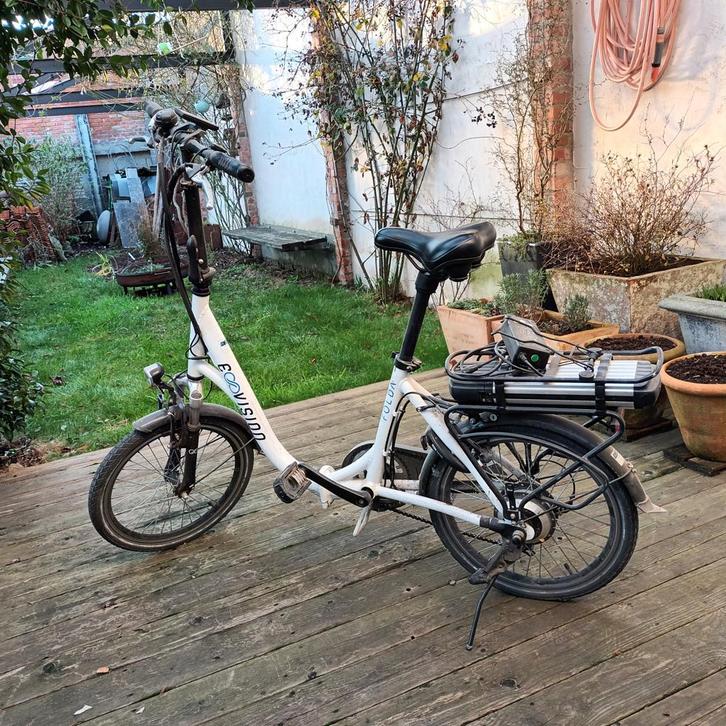 Elektrische vouwfiets van FOLDA, Fietsen en Brommers, Fietsen | Vouwfietsen, Zo goed als nieuw, Overige merken, 18 tot 20 inch