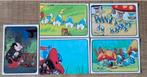 De Smurfen: 5 Panini stickers (1982), Ophalen of Verzenden, Smurfen, Zo goed als nieuw, Plaatje, Poster of Sticker