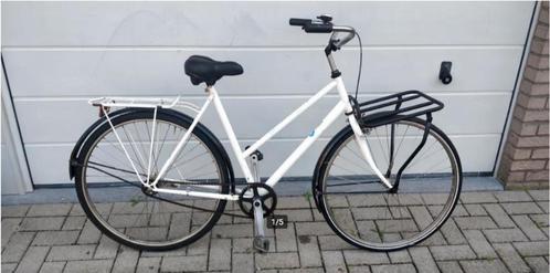 vélo ville facile accès grand avec panier course, Fietsen en Brommers, Fietsen | Dames | Omafietsen, Gebruikt, 50 tot 53 cm, Ophalen