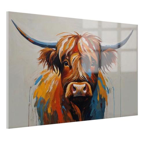 Portrait d'un montagnard écossais Peinture sur verre 105x70c, Maison & Meubles, Accessoires pour la Maison | Peintures, Dessins & Photos