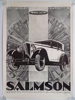 5 affiches oldtimers : BERLIET NASH SALMSON PANHARD SOLEX, Verzamelen, Automerken, Motoren en Formule 1, Auto's, Ophalen of Verzenden