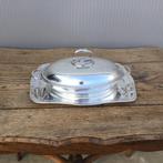 Verzilverde warmhouder + verzilverde schotel, Ophalen of Verzenden