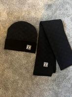 Echarpe et Bonnet Noir Damier, Enlèvement ou Envoi, Comme neuf