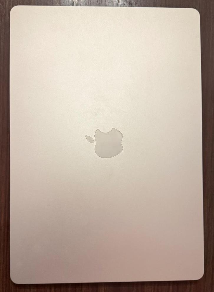 Apple MacBook Air M2 15" (2023), 512 GB SSD, 8 GB RAM, goud, Computers en Software, Apple Macbooks, Zo goed als nieuw, MacBook Air