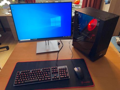 Volledige installatie van de pc, Computers en Software, Desktop Pc's, Zo goed als nieuw, 2 tot 3 Ghz, SSD, 16 GB, Met videokaart