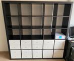 Ikea Kallax 5x5 Bruin met schuiven, Huis en Inrichting, Woonaccessoires | Wandplanken en Boekenplanken, Ophalen, Gebruikt