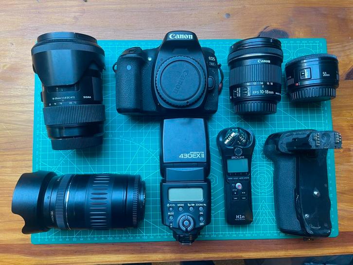 Canon camera kit + dji ronin s, Audio, Tv en Foto, Fotocamera's Digitaal, Zo goed als nieuw, Canon, Ophalen