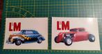 Lot Stickers 2x L&M Motor Show Hot Rods, Ophalen of Verzenden