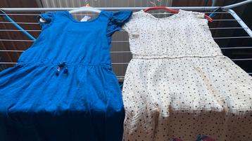 2 robes été fille taille 8 ans