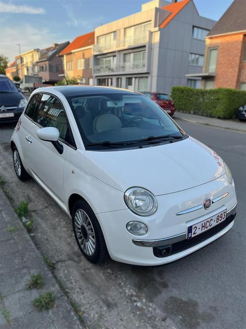 Fiat 500 1.2i te koop met airco, Auto's, Fiat, Particulier, ABS, Airbags, Airconditioning, Bluetooth, Boordcomputer, Centrale vergrendeling