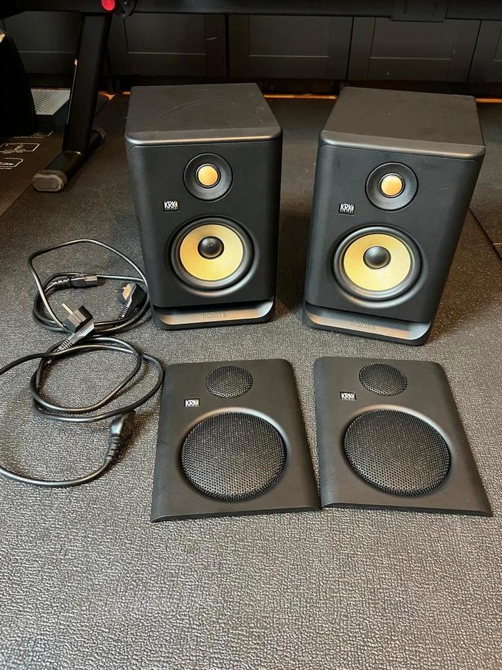 KRK Rokit RP5 G4 bundle, Audio, Tv en Foto, Luidsprekerboxen, Zo goed als nieuw, Ophalen of Verzenden