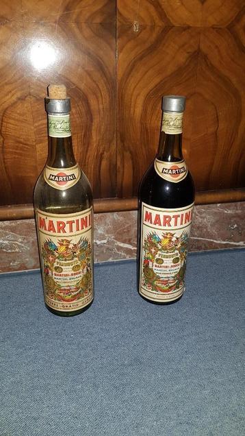 MARTINI 2 vintage flessen