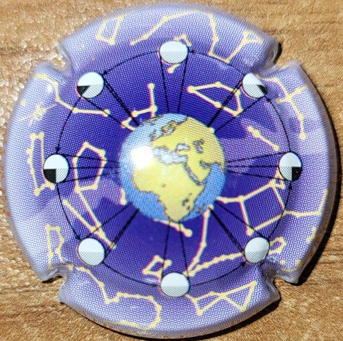 Champagnecapsule van VIGNERONS Astronomy-serie nr 760a, Verzamelen, Wijnen, Nieuw, Champagne, Frankrijk, Ophalen of Verzenden