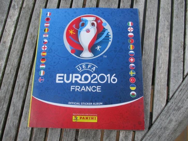UEFA EURO 2016 FRANCE-album PANINI, Hobby en Vrije tijd, Stickers en Plaatjes, Zo goed als nieuw, Stickers en Plaatjes, Ophalen of Verzenden