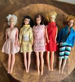 Set van 5 Vintage Barbie Poppen, Ophalen of Verzenden, Gebruikt, Pop