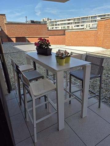 Tuinset tafel en 6 stoelen, Tuin en Terras, Ophalen, Gebruikt, 6 zitplaatsen, Tuinset