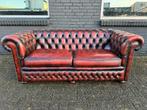 Springvale Chesterfield zetel oxblood rood GRATIS BEZORGD, Maison & Meubles, Canapés | Repose-pieds & Poufs, Enlèvement ou Envoi