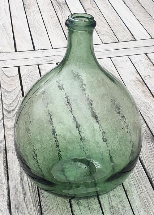 Dame-Jeanne ✅ verte 6 litres ~ vintage, Antiquités & Art, Antiquités | Bougeoirs, Verre, Enlèvement