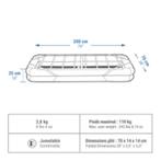 Sommier gonflable, Caravanes & Camping, Matelas pneumatiques, Enlèvement, Comme neuf, 1 personne