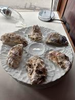 Vintage Bavaria porselein oesterborden (6), Enlèvement, Porcelaine, Assiettes(s)