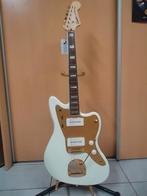 SQUIRE 40th Anni Jazzmaster Gold Edition, Muziek en Instrumenten, Ophalen, Zo goed als nieuw, Solid body, Overige merken