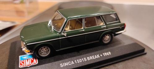 Simca 1501S Break green 1:43 dans une boîte de présentation, Hobby & Loisirs créatifs, Voitures miniatures | 1:43, Neuf, Enlèvement ou Envoi