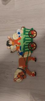 Houten retro kapstok kinderkamer, Kinderen en Baby's, Ophalen of Verzenden, Zo goed als nieuw