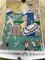 Affiche Jetfoil Oostende dover, Ophalen of Verzenden, Zo goed als nieuw