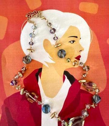 Beautiful adjustable necklace  beschikbaar voor biedingen