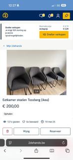 4 Stoelen Ikea, Ophalen, Zo goed als nieuw, Metaal, Vier