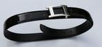 Très jolie ceinture noire en cuir vernis, Comme neuf, Noir, 3 à 5 cm, Enlèvement ou Envoi