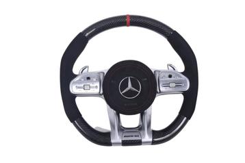 Mercedes AMG carbon Alcantara sportstuur / stuurwiel beschikbaar voor biedingen