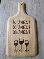 Plank "wijnen wijnen wijnen" NIEUW, Ophalen of Verzenden, Nieuw