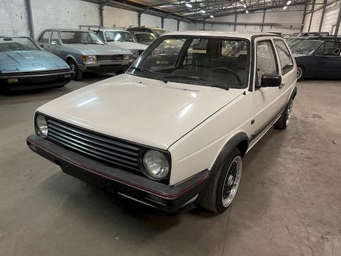 Witte VW Golf MK2, Auto's, Volkswagen, Particulier, Golf, Benzine, Handgeschakeld, Wit, Grijs, Stof, Voorwielaandrijving, Ophalen