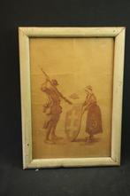 prachtige WO1 Propaganda Schets 1918 Frankrijk, Ophalen of Verzenden