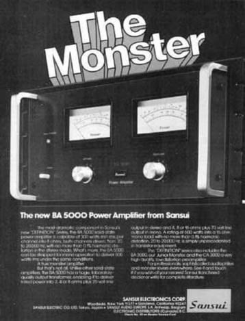 Sansui BA 5000 + CA 3000 of 2000 beschikbaar voor biedingen