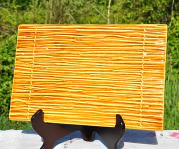 plat a fromage keralux decor paille 