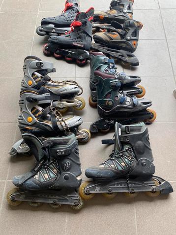 Toutes les tailles de patins, du petit au très grand 