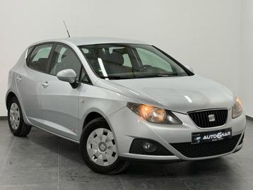 Seat ibiza 1.2i Airco - Euro5 - Carnet, Auto's, Seat, Euro 5, Stof, Zwart, 4 cilinders