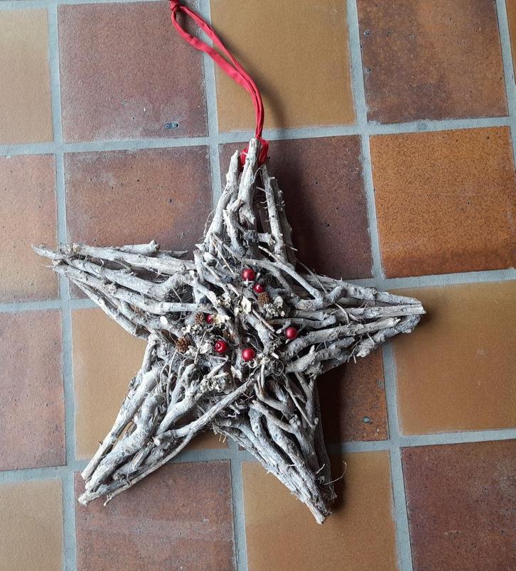 Kerstster van takken, Diversen, Kerst, Zo goed als nieuw, Ophalen of Verzenden