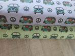 Coupons jersey stoffen VW busjes peace and love., Enlèvement ou Envoi, Autres couleurs, Coton, 120 cm ou plus
