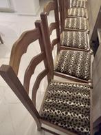 Table + 6 chaises, Maison & Meubles, Enlèvement, Utilisé, 50 à 100 cm, Rectangulaire