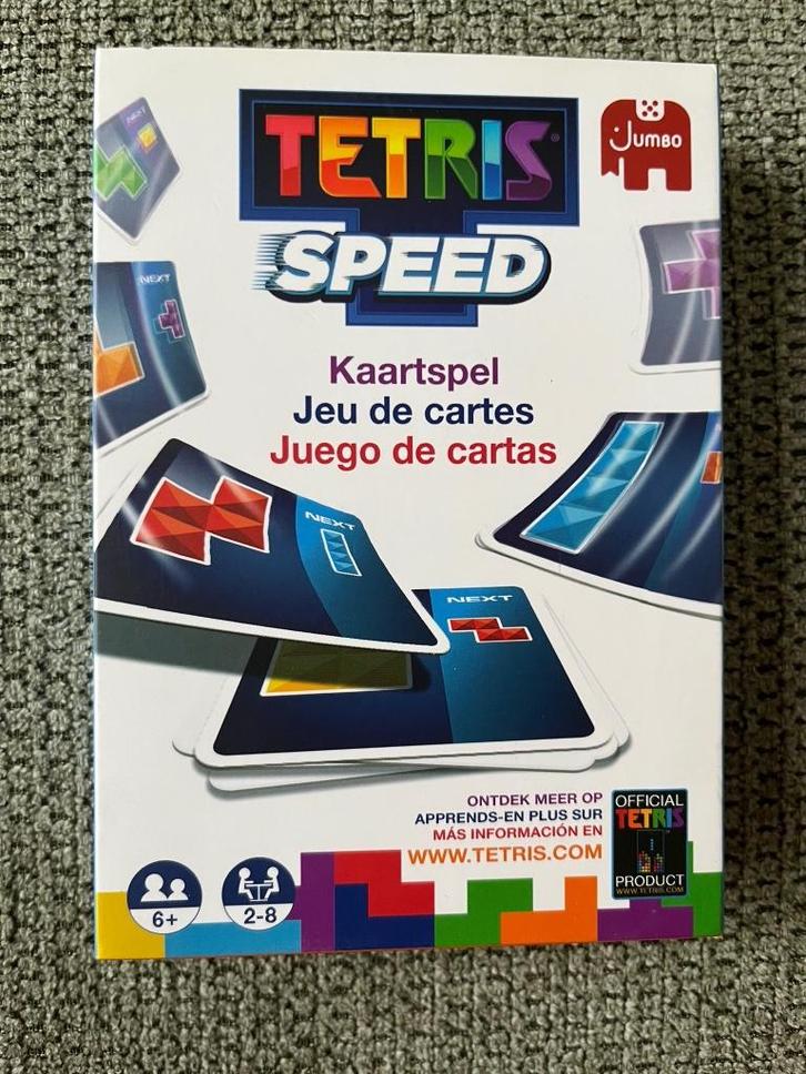 Tetris Speed, Hobby en Vrije tijd, Gezelschapsspellen | Kaartspellen, Nieuw, Een of twee spelers, Drie of vier spelers, Vijf spelers of meer