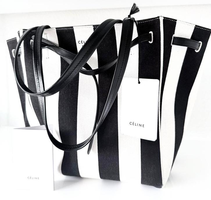 CÉLINE PHANTOM CANVAS/LEREN TOTE (NEW €1.850) ORIGINEEL💖💖, Handtassen en Accessoires, Tassen | Damestassen, Zo goed als nieuw
