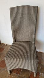 4 chaises type Lloyd Loom couleur taupe, Ophalen of Verzenden, Zo goed als nieuw, Overige kleuren, Vier