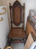 3 antieke stoelen massief eik, Ophalen