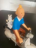 Tintin scooter vespa Milou moto TBE, Collections, Comme neuf, Tintin